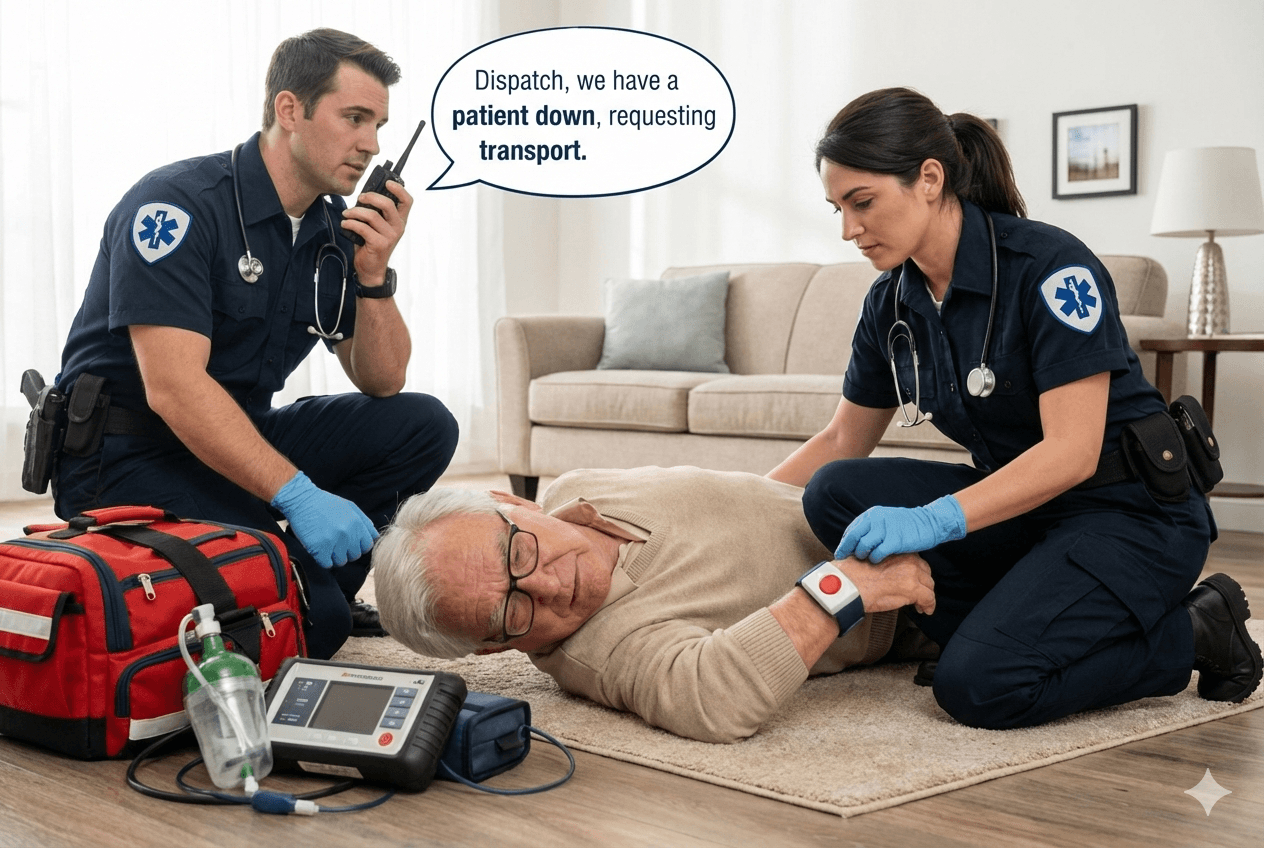 Emergency response team in action – trained professionals ready to help